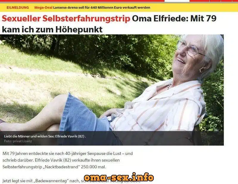 Sex mit Oma